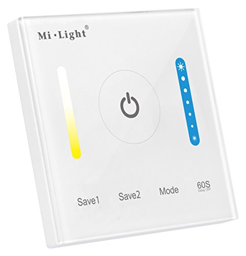 LIGHTEU, Smart Panel-Controller P2 original Milight Panel LED-Controller Touch Switch Panel DC12V 24V Helligkeit Farbtemperatur Dimmer-Steuerung für LED-Streifen LIGHTEU, Smart Panel-Controller P2 original Milight Panel LED-Controller Touch Switch Panel DC12V 24V Helligkeit Farbtemperatur Dimmer-Steuerung für LED-Streifen von lighteu