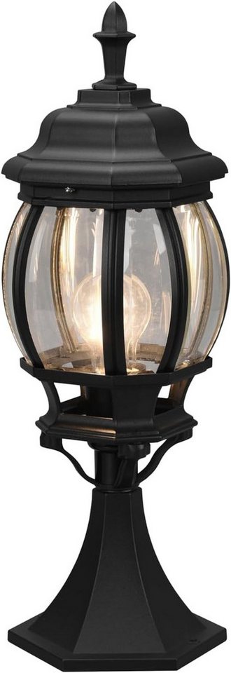 lightling Außen-Stehlampe Elvis, ohne Leuchtmittel, IP44, Pfosten, schwarz matt von lightling