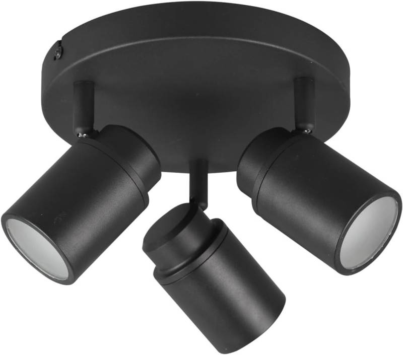 lightling Deckenleuchte Angelika, ohne Leuchtmittel, 3-flammig, GU10, IP44 von lightling