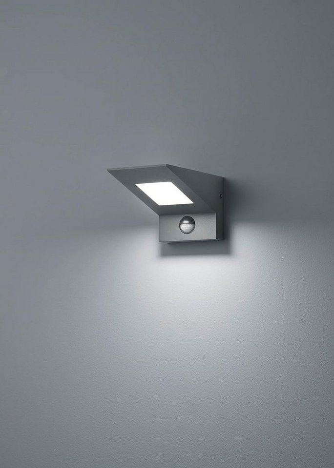 lightling LED Außen-Wandleuchte Nelly, LED fest integriert, kaltweiß, moderne Außenlampe mit Spritzwasserschutz von lightling