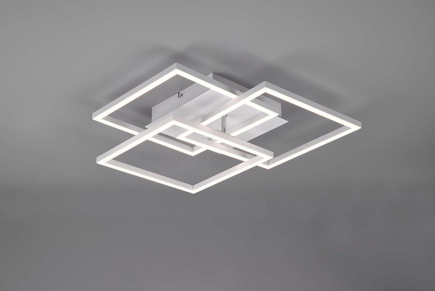 lightling LED Deckenleuchte Morice, LED fest integriert, warmweiß, dimmbar, schwenkbar von lightling