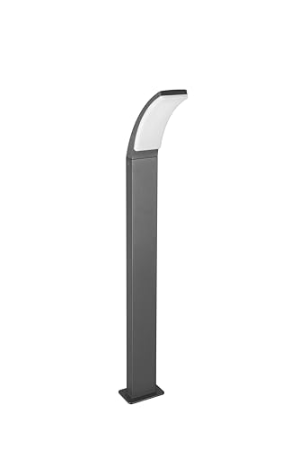 lightling LED Pfosten Bea, Wegeleuchte Außenleuchte aus Druckguss Aluminium, 4000 Kelvin, IP44 Outdoor, Höhe 100 cm, Breite 12 cm, anthrazit von lightling