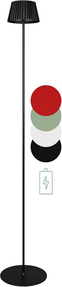 lightling LED Stehlampe Suela, LED fest integriert, Warmweiß, On/Off Touch Funktion, Sensordimmer, Akkubetrieb, IP44 von lightling