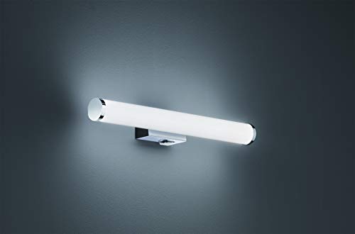 lightling LED Wandleuchte Badleuchte Spiegelleuchte Leo, Schutzklasse IP44, in chrom silber metall, 40.4 x 5.5 x 8.5 cm von lightling