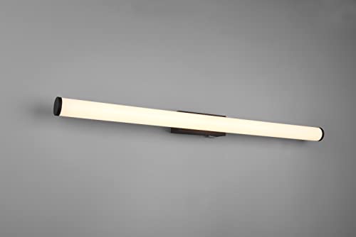lightling LED Wandleuchte Badleuchte Spiegelleuchte Leo, Schutzklasse IP44, in schwarz matt metall, 80.4 x 5.5 x 8.5 cm von lightling