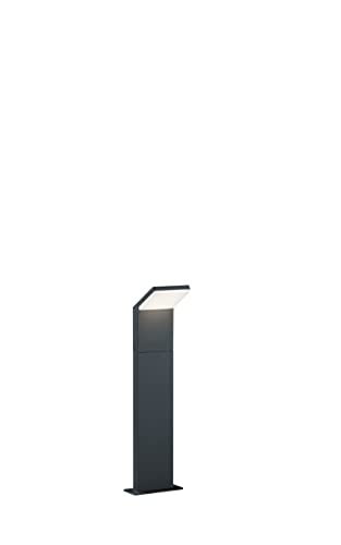 lightling LED Wegeleuchte Paul, Außenleuchte aus Druckguss Aluminium, 9W, 3000 Kelvin, 1 x 9 Watt, 14 x 50 cm, anthrazit von lightling
