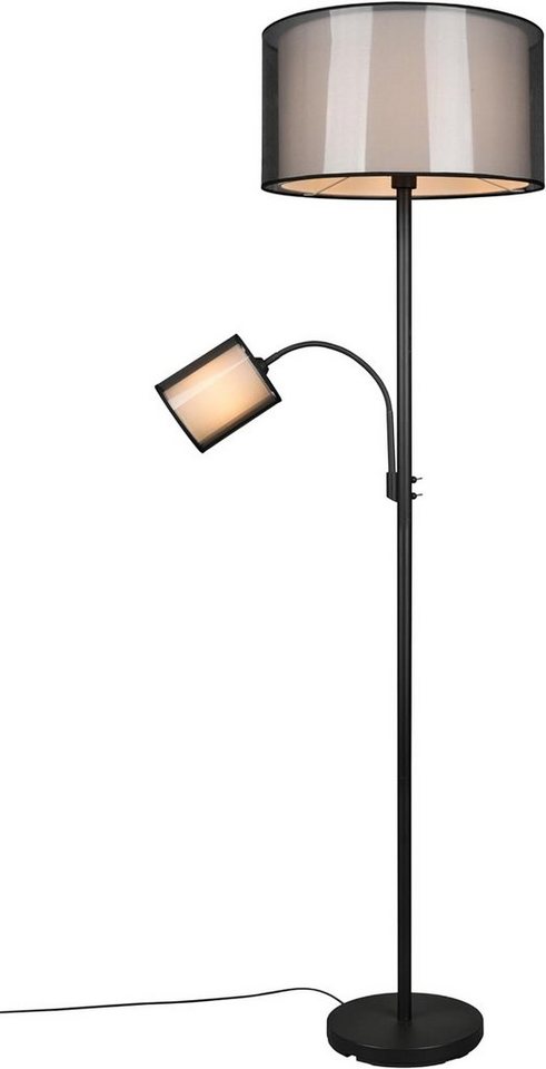 lightling Stehlampe Barto, ohne Leuchtmittel, moderne Stehlampe mit und ohne Leselampe von lightling