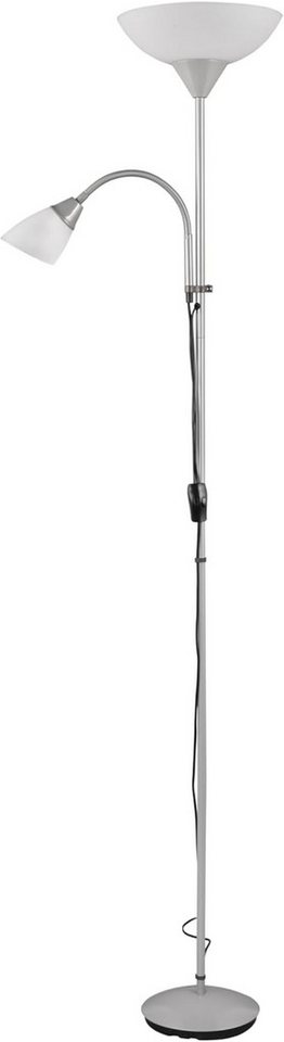 lightling Stehlampe Enzo, ohne Leuchtmittel, Schnurschalter, getrennt schaltbar, E27 von lightling