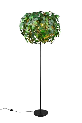 lightling Stehlampe Lea, Schirm aus Kunststoffblättern in Grün, mit Fußschalter, exkl. 3 x E14 max. 28W, Höhe 180 cm, Ø 70 cm lightling Stehlampe Lea, Schirm aus Kunststoffblättern in Grün, mit Fußschalter, exkl. 3 x E14 max. 28W, Höhe 180 cm, Ø 70 cm von lightling