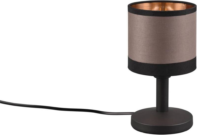 lightling Tischleuchte Davis, ohne Leuchtmittel, On/Off Touch Funktion, Stoffschirm, E14 von lightling
