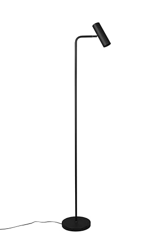 lightling modern Stehleuchte Julie, schwarz matt Metall, Esszimmer Schlafzimmer Wohnzimmer, 1 x GU10 max. 5W, Höhe 15 cm, Tiefe 39 cm von lightling