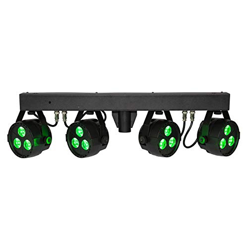 LightmaXX CLS Nano RGBW LED Scheinwerfer Set, Einstellbarer Dimmer, Strobe-Effekt, DMX-Steuerung, Musiksteuerung, LCD-Display, 35mm Flansch von lightmaXX