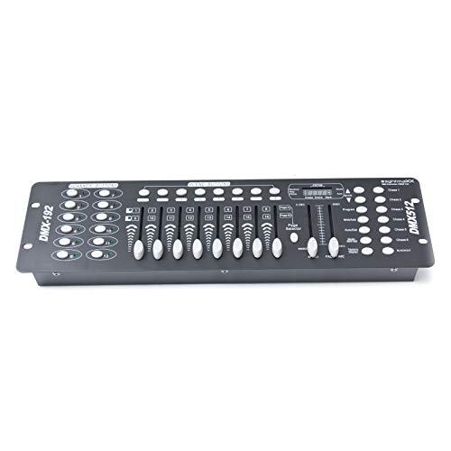 LightmaXX FORGE 192 DMX Controller, 192 DMX Kanäle, 12 Fix, 6 Chaser, 240 Szenen, Rackeinbau möglich, 19 Zoll Bauart, Englische Benutzeroberfläche, inklusive Anschlusskabel und Bedienungsanleitung von lightmaXX