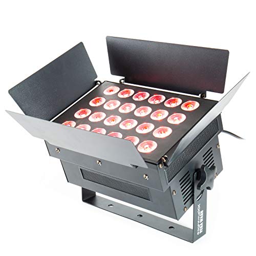 LightmaXX VEGA Wash 24x 8W RGBW LED Fluter, Bühnenbeleuchtung 45° Abstrahlwinkel, DMX Steuerbar, Inklusive Montagebügel, Schwarz LightmaXX VEGA Wash 24x 8W RGBW LED Fluter, Bühnenbeleuchtung 45° Abstrahlwinkel, DMX Steuerbar, Inklusive Montagebügel, Schwarz von lightmaXX