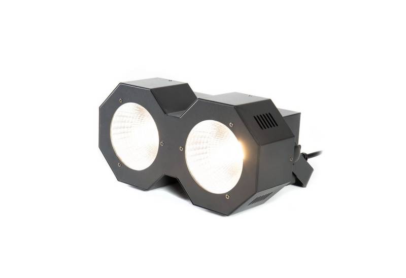 lightmaXX Discolicht, LED Blinder, 2x50 Watt COB LEDs, Warmweiß, Leistungsstarker LED-Schei von lightmaXX