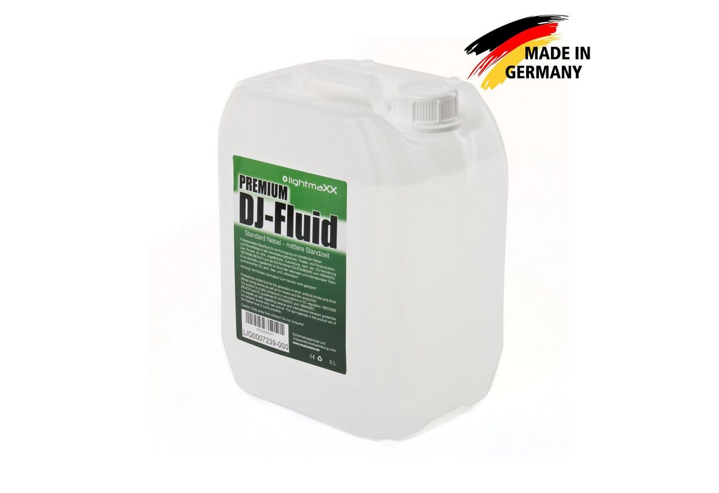 lightmaXX Discolicht, DJ Nebelfluid, Premium Qualität, Wasserbasis von lightmaXX