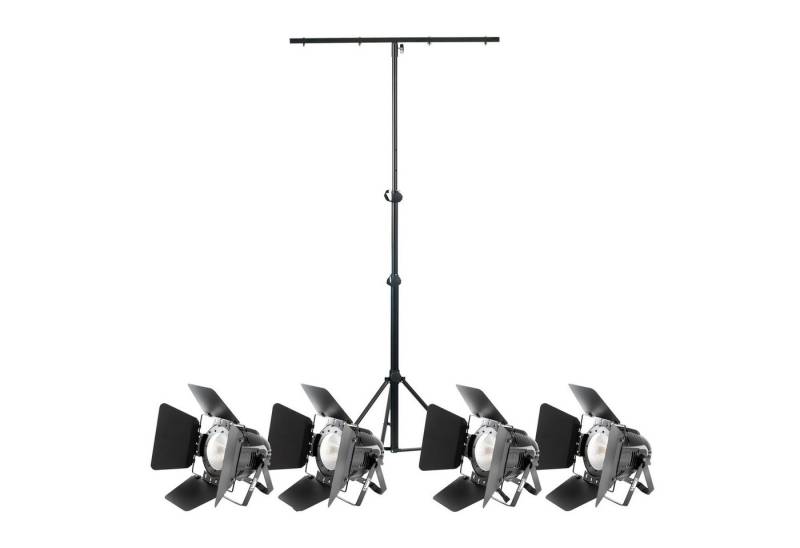 lightmaXX Discolicht, Theater LED Scheinwerfer, Stand LED Scheinwerfer, Lichtstativ 30Kg von lightmaXX