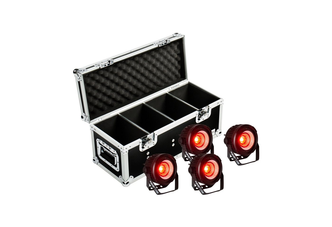 lightmaXX Discolicht, Vega PAR COB Case - Scheinwerfer Set von lightmaXX