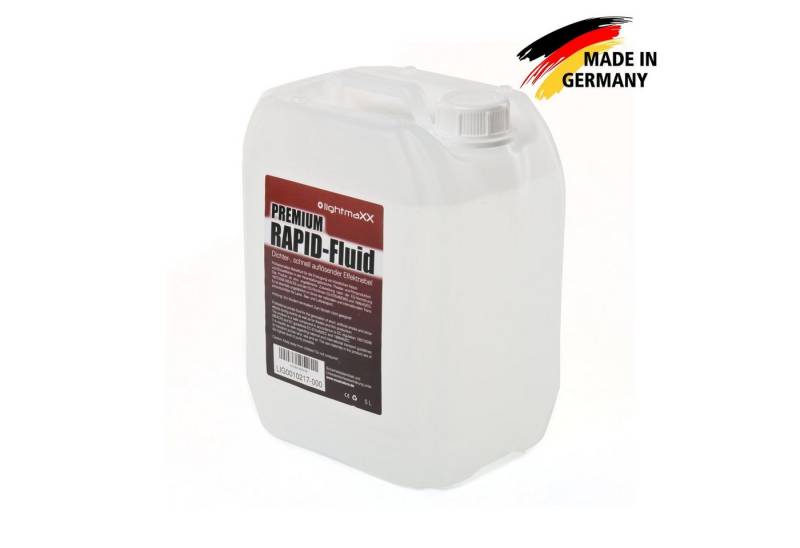 lightmaXX LED Discolicht, Premium Rapid Fluid 5L, Schnell auflösendes Nebelfluid, Made in von lightmaXX