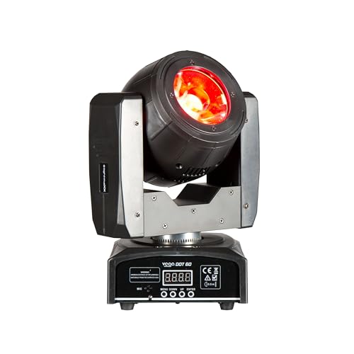 LightmaXX VEGA DOT 60, RGBW LED Moving Head Beam, 4° Beam, Endless PAN, 60W Osram LED von lightmaXX