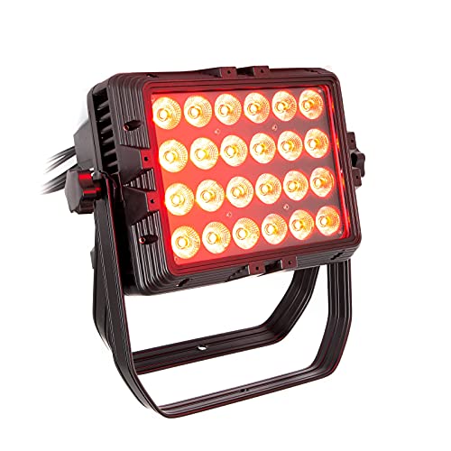 LightmaXX Vector ARC Flood, 24x 10W RGBW LED Fluter, IP65, DMX Steuerbar, 8 DMX Kanäle von lightmaXX