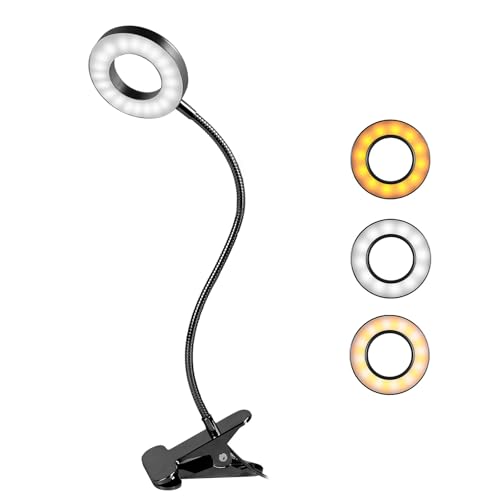 lightmance Clip-on LED Leselampe, 48 LEDs, 3 Modi & 10 Helligkeitsstufen, USB betrieben, Flexibel – Für Schlafzimmer & Arbeitsbereich lightmance Clip-on LED Leselampe, 48 LEDs, 3 Modi & 10 Helligkeitsstufen, USB betrieben, Flexibel – Für Schlafzimmer & Arbeitsbereich von lightmance