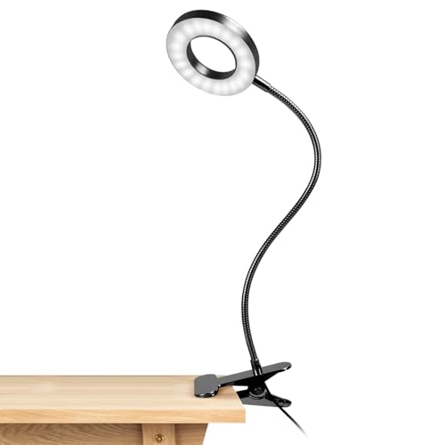 lightmance Schwarze Klemmleuchte 8W, USB, 48 LED, dimmbar, 3 Farbmodi, 360° flexibel, Leselampe für Bett und Schreibtisch lightmance Schwarze Klemmleuchte 8W, USB, 48 LED, dimmbar, 3 Farbmodi, 360° flexibel, Leselampe für Bett und Schreibtisch von lightmance