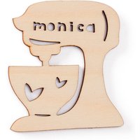 Personalisierter Magnet - Mixer Baker Kitchen Aid Holz Lasercut Kühlschrankmagnet von lightpaper