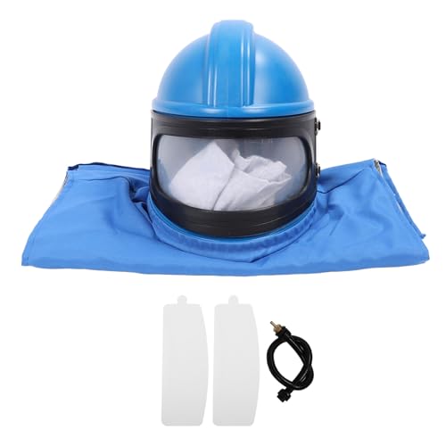 Sandstrahlhelm mit Luftversorgungssandblasterluft Gelieferte Sicherheitssandblast -Kapuze -Beschützer von lihsong