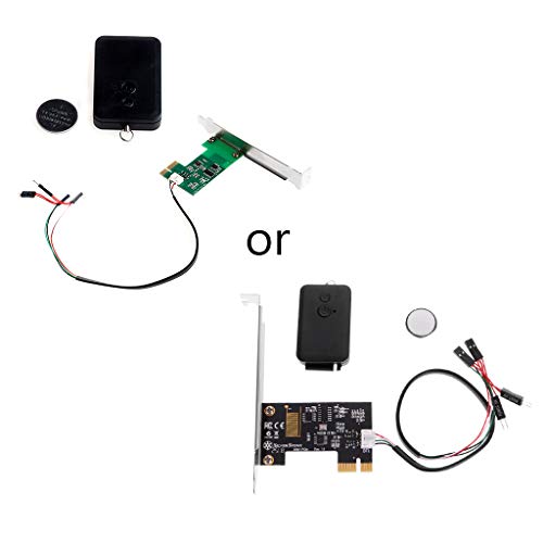 lijun Mini PCI-e Desktop PC-Fernbedienung 20 m Kabelloser Neustartschalter EIN- / Ausschalten von lijun