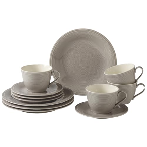 12-TLG. Kaffeeset für 4 Pers. Color Loop Stone Like by Villeroy & Boch von Villeroy & Boch