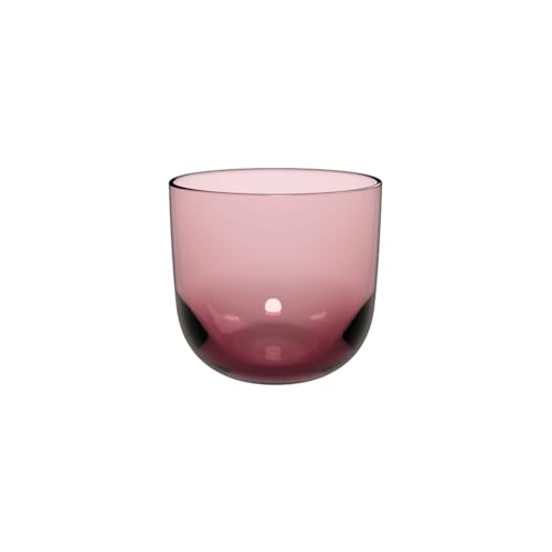 Villeroy & Boch – Like Grape Wasserglas Set 2 teilig im Pink Look, Farbglas traube, Füllmenge 280 ml von Villeroy & Boch