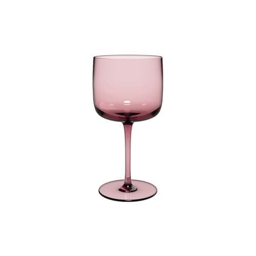 Villeroy & Boch – Like Grape Weinkelch Set 2 Teilig Im Pink Look, Farbglas Traube, Füllmenge 270 Ml von Villeroy & Boch
