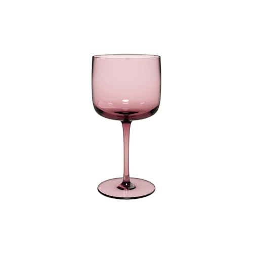 Villeroy & Boch – Like Grape Weinkelch Set 2 teilig im Pink Look, Farbglas traube, Füllmenge 270 ml von Villeroy & Boch