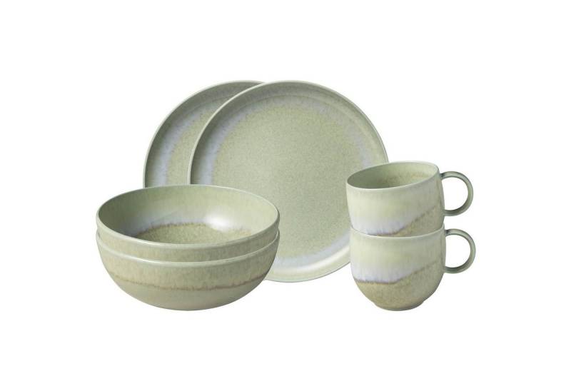 like. by Villeroy & Boch Kombiservice Perlemor Alga Frühstücks-Set 6er Set (6-tlg), Porzellan von like. by Villeroy & Boch