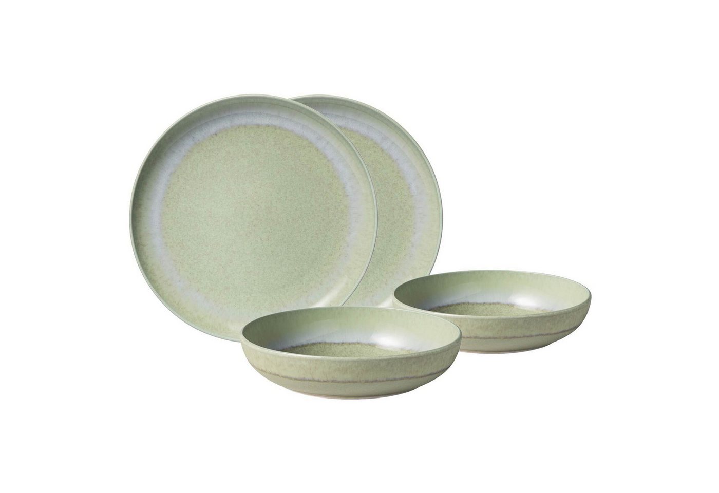 like. by Villeroy & Boch Kombiservice Perlemor Alga Tafel-Set 4er Set (4-tlg), Porzellan von like. by Villeroy & Boch