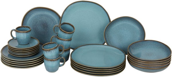 like. by Villeroy & Boch Lave Glacé Basic-Set für 6 Personen / 30 Teile von Porzellan-Exklusiv