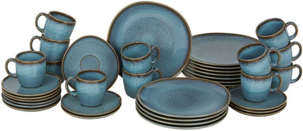 like. by Villeroy & Boch Lave Glacé Kaffee-Set für 12 Personen / 36 Teile von Porzellan-Exklusiv