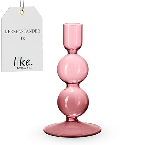 like. by Villeroy & Boch Like Home Kerzenständer Bubble lavender, S 7,5x7,5x13,5cm von like. by Villeroy & Boch