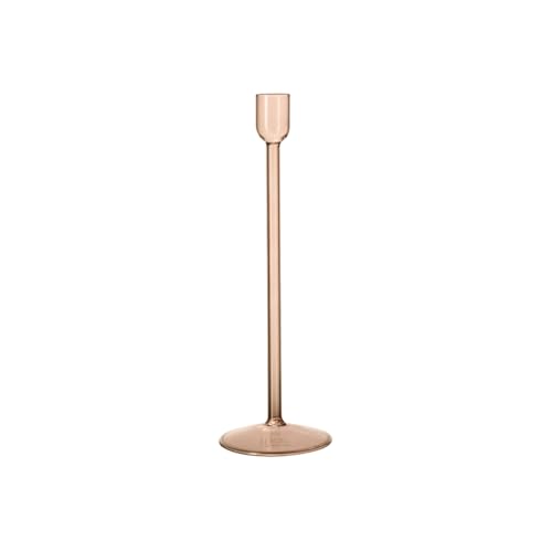like. by Villeroy & Boch - Like Home Kerzenständer in braun, 8x8x25 cm, Borosilikat-Glas von like. by Villeroy & Boch