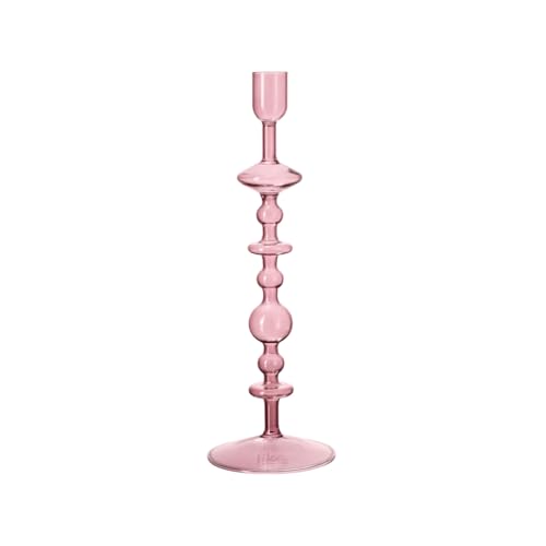 like. by Villeroy & Boch - Like Home Kerzenständer in lila, 8x8x27 cm, Borosilikat-Glas von Villeroy & Boch