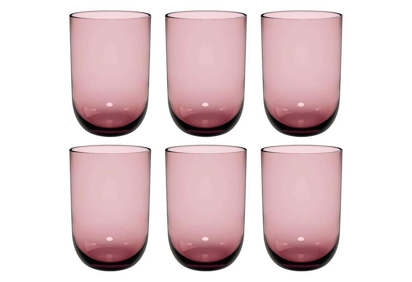 like. by Villeroy & Boch Longdrinkglas Like Glass Longdrinkbecher 385 ml 6er Set, Glas von like. by Villeroy & Boch