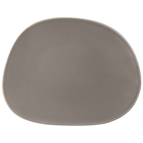 like. by Villeroy & Boch Organic Taupe Frühstücksteller, Taupe, 21 x 17 x 2 cm von Villeroy & Boch