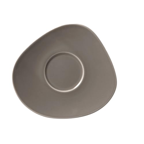 like. by Villeroy & Boch Organic Taupe Kaffee-Untertasse, Taupe, 17,5 x 16 x 2 cm von Villeroy & Boch