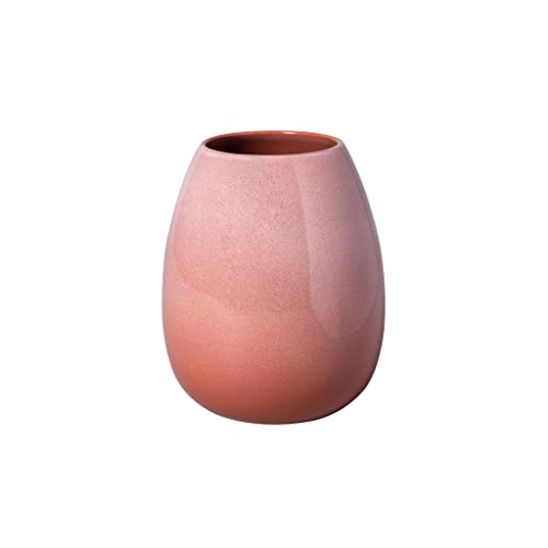 like. by Villeroy & Boch – Perlemor Home Vase Drop Gross, Tischdekoration In Pink, 14,5X14,5X17,5 Cm von Villeroy & Boch