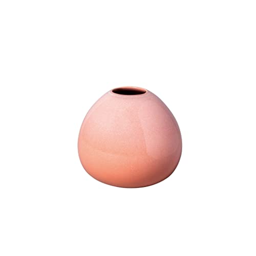 like. by Villeroy & Boch – Perlemor Home Vase Drop klein, Tischdekoration in Pink, 14,5x14,5x13 cm von Villeroy & Boch