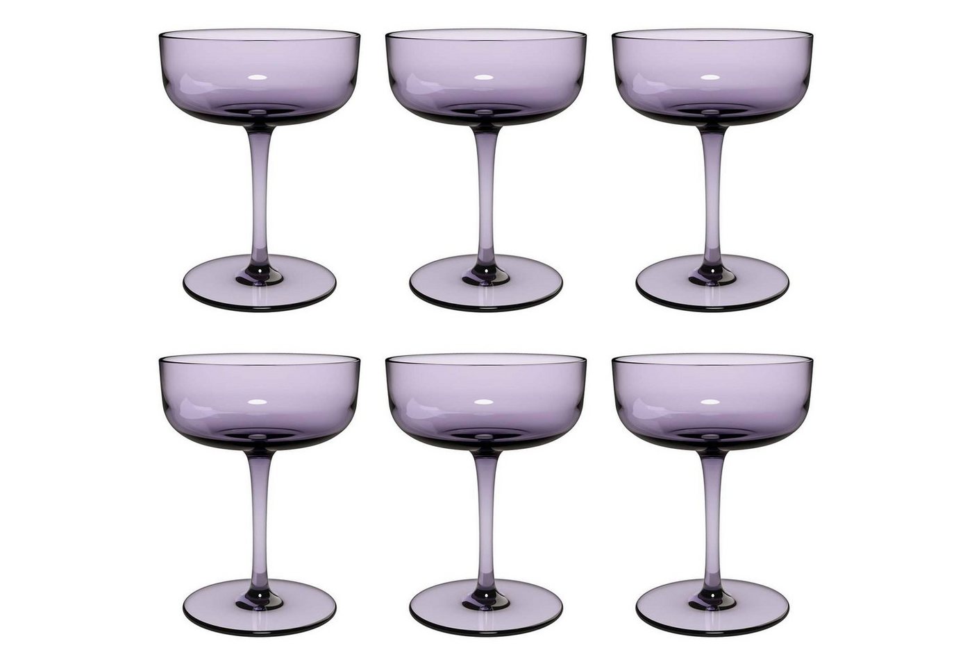 like. by Villeroy & Boch Sektglas Like Glass Sektschalen / Dessertschalen 100 ml, Glas von like. by Villeroy & Boch