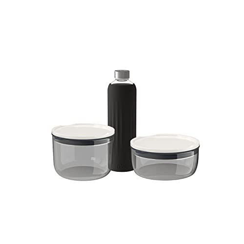 like. by Villeroy & Boch - ToGo & ToStay Camping Geschirr Set, 3tlg., Trinkflasche und Lunchboxen für Picknick von like. by Villeroy & Boch