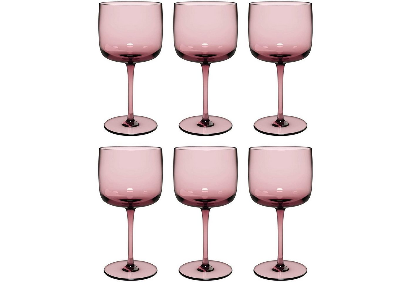 like. by Villeroy & Boch Weinglas Like Glass Weingläser 270 ml 6er Set, Glas von like. by Villeroy & Boch