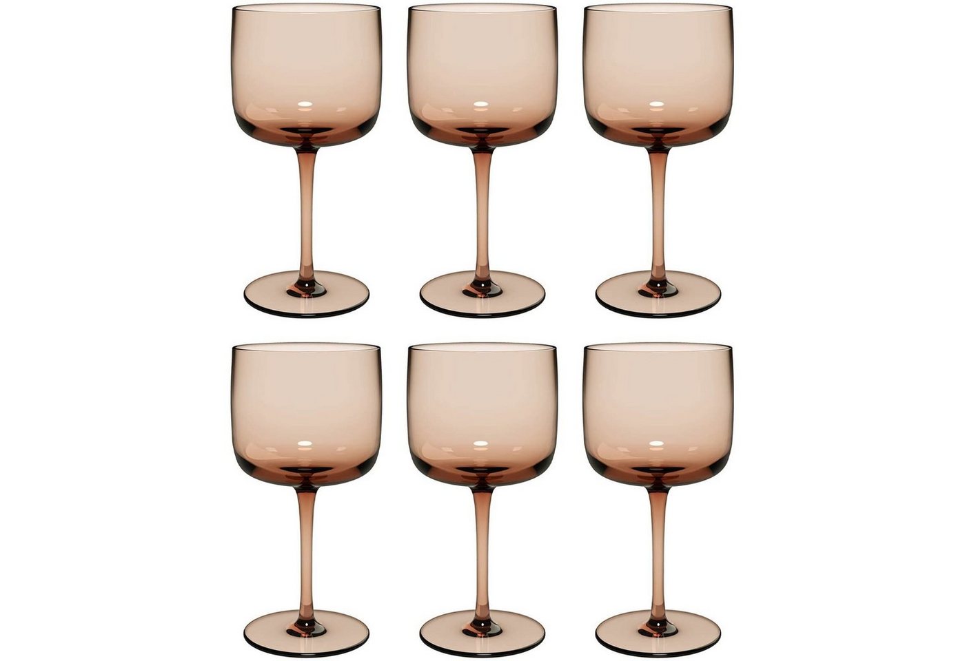 like. by Villeroy & Boch Weinglas Like Glass Weingläser 270 ml 6er Set, Glas von like. by Villeroy & Boch